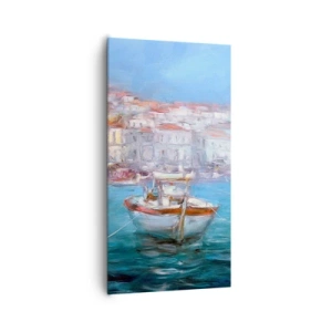 Quadro em tela - Baía italiana - 65x120 cm