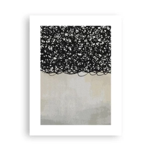 Pôster - Abstração turbulenta - 30x40 cm