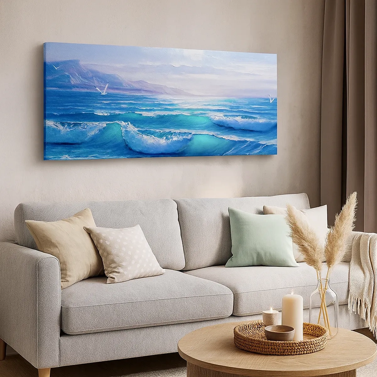 Quadro em tela - Conforta e consola - 30x30 cm