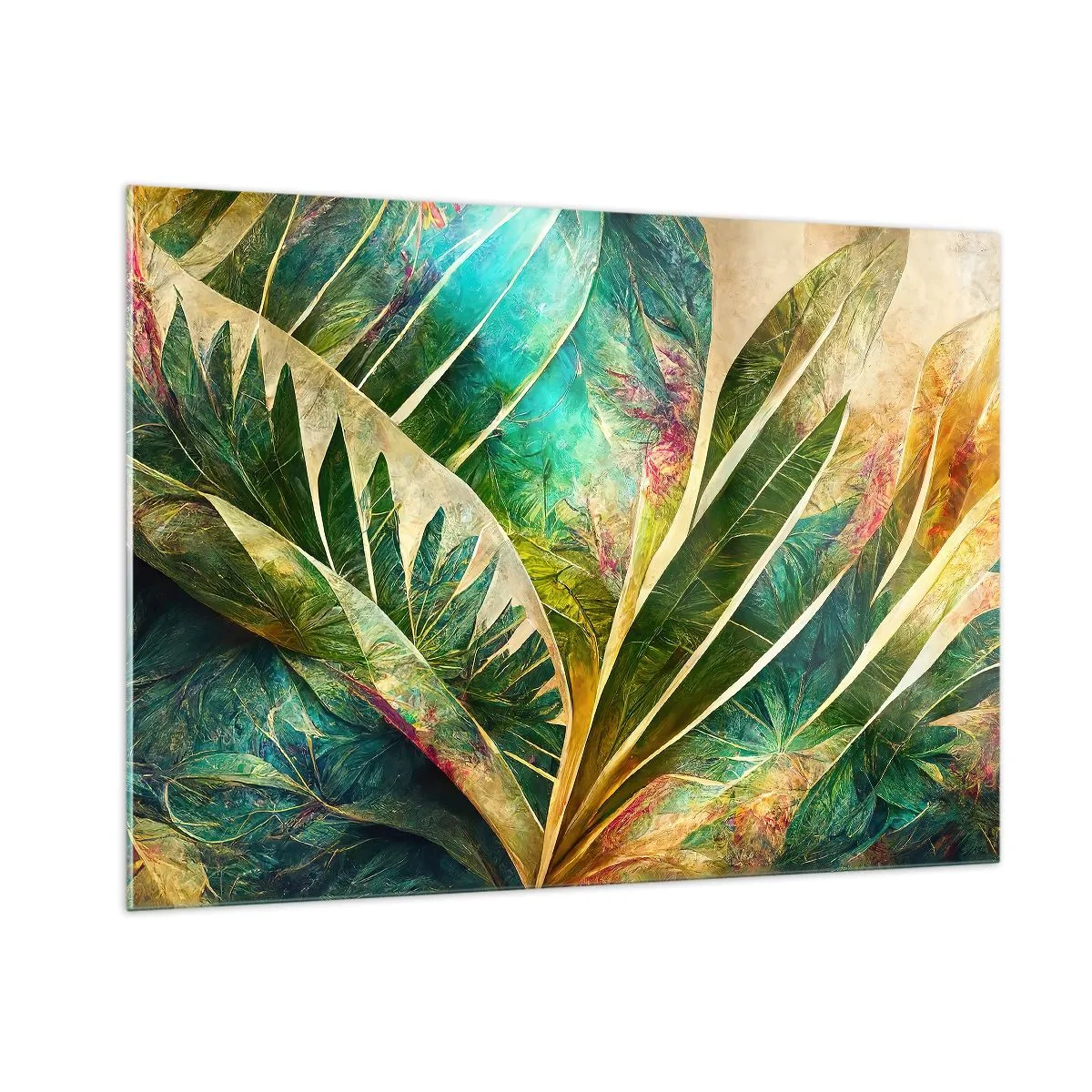 Quadro em vidro - As cores dos trópicos - 100x70 cm