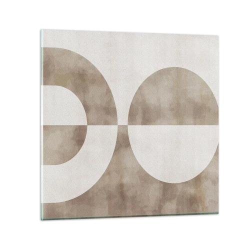 Quadro em vidro - Semelhanças e diferenças - 50x50 cm