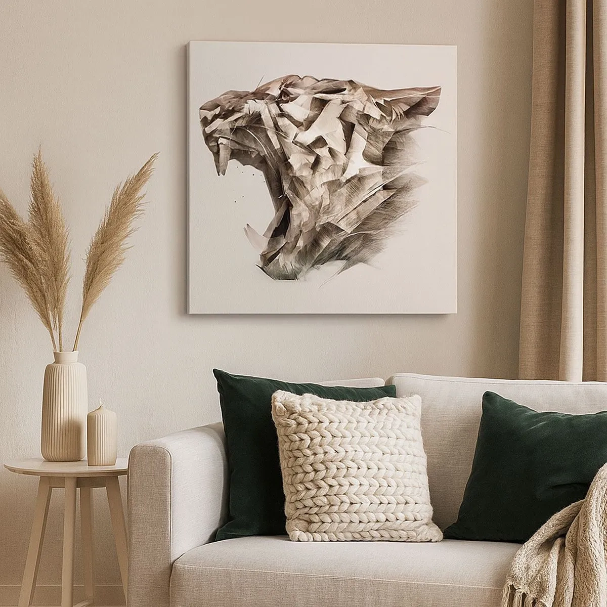 Quadro em tela - Já sabe quem está no comando - 30x30 cm