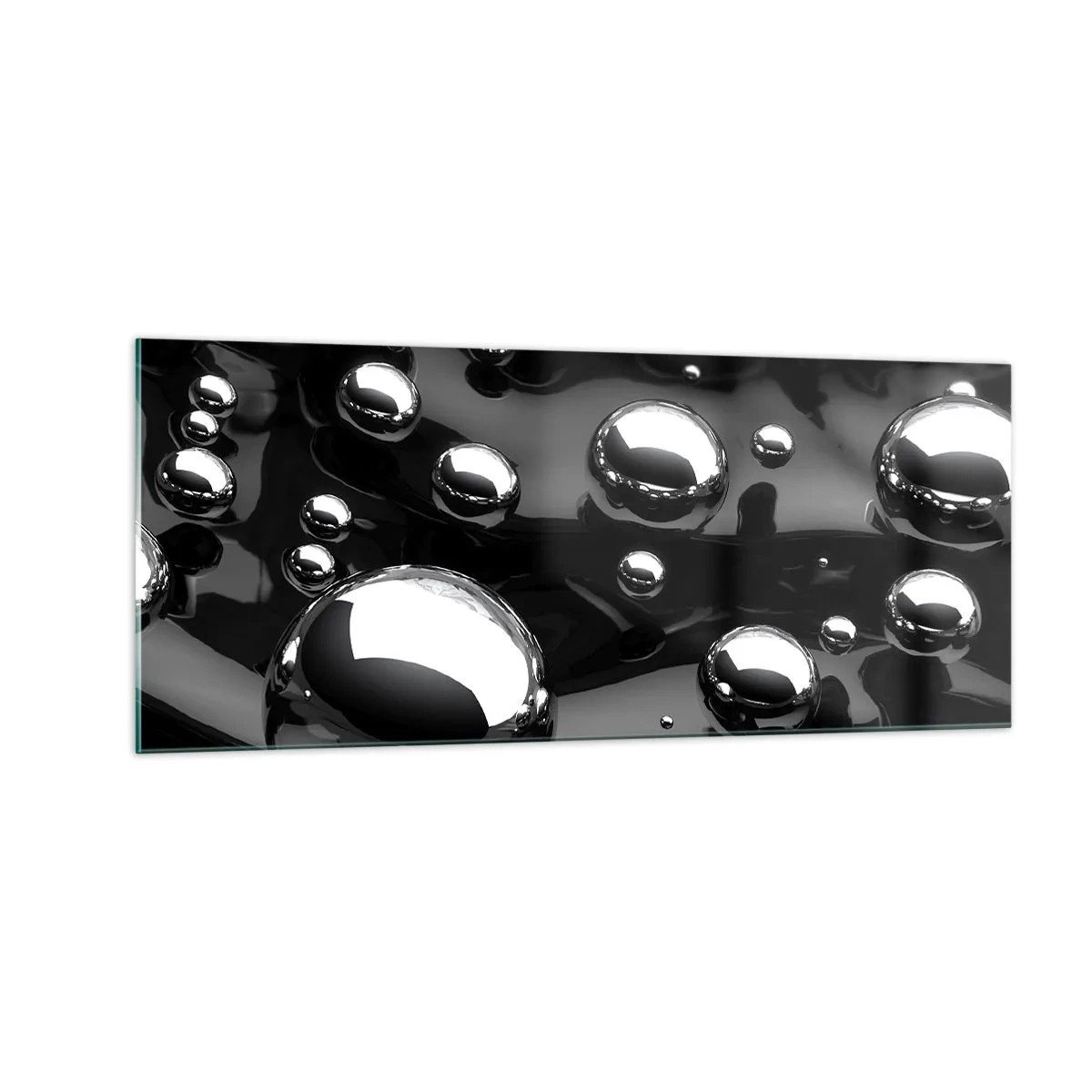 Quadro em vidro - Das profundezas negras - 100x40 cm