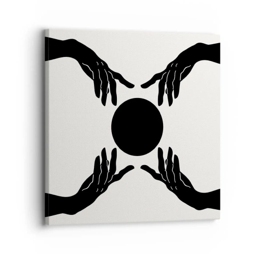 Quadro em tela - Sinal secreto - 30x30 cm