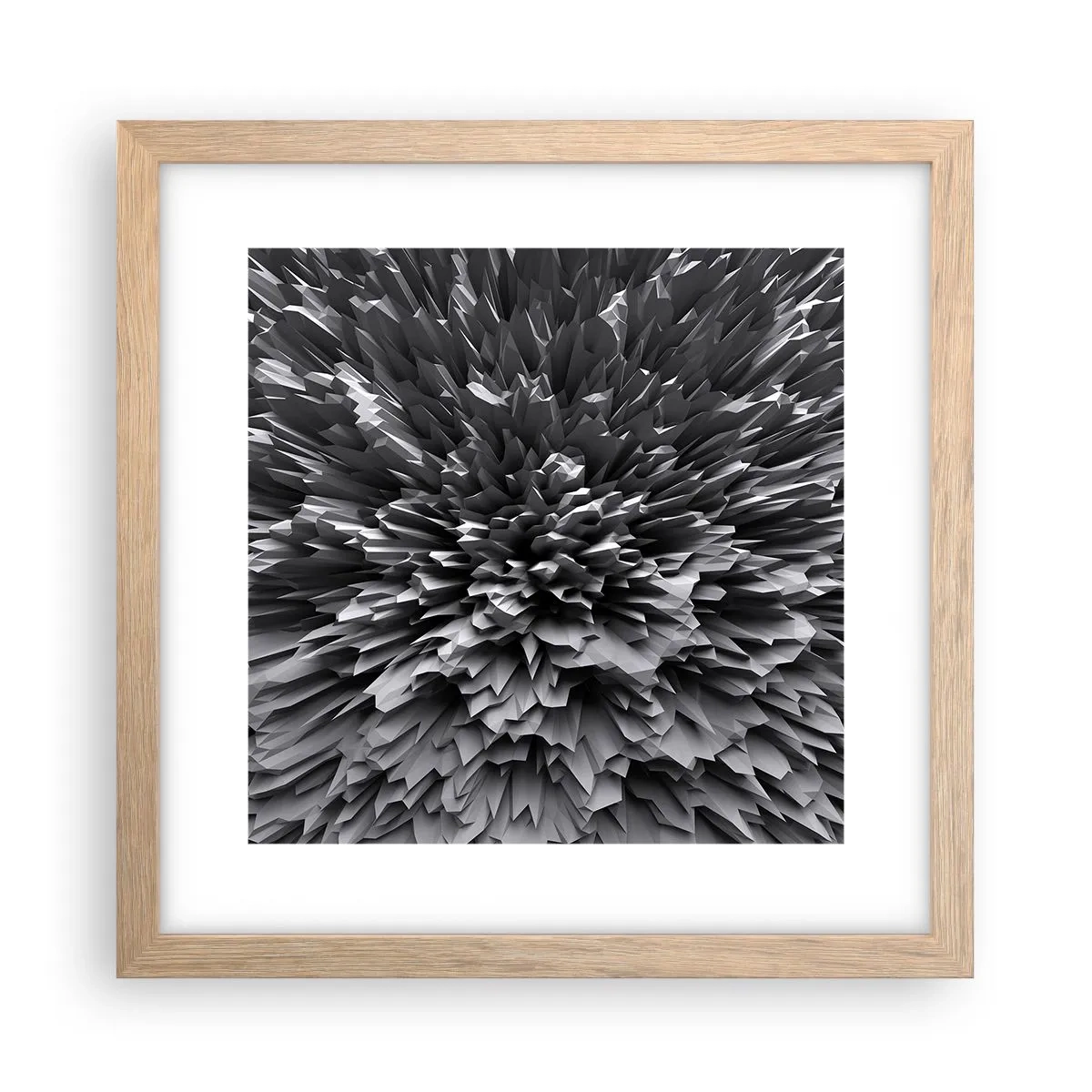 Pôster com moldura de carvalho claro - Não pode ficar mais difícil do que isso - 30x30 cm