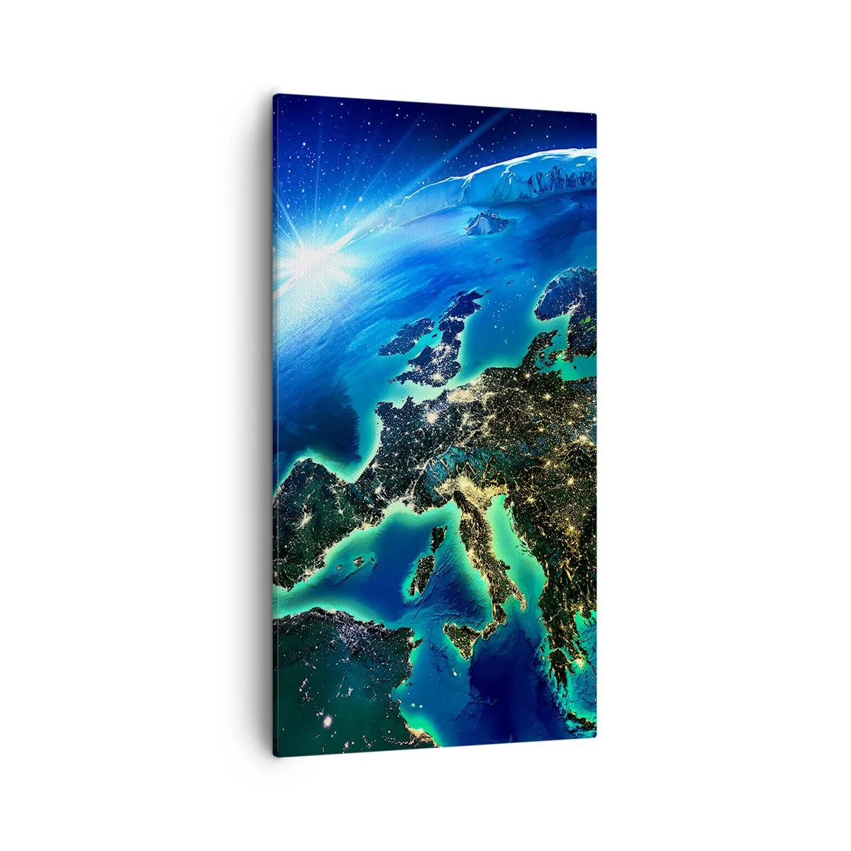 Quadro em tela - Uma Europa cintilante - 55x100 cm