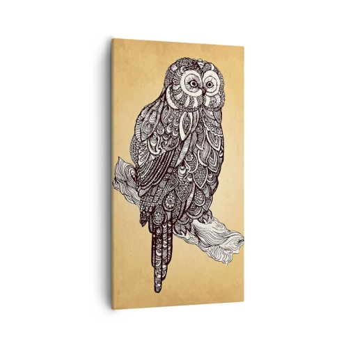 Quadro em tela - Ornamentos intrincados de sabedoria - 55x100 cm