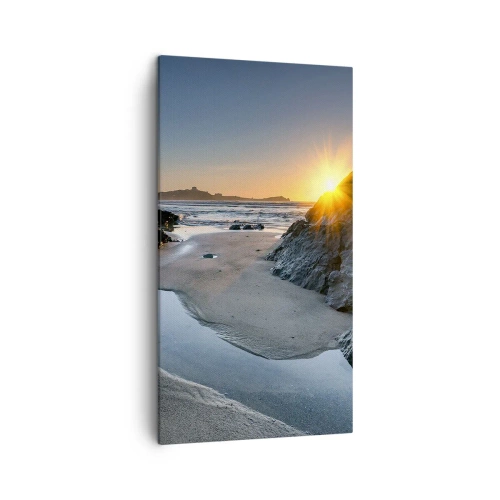 Quadro em tela - Intocado pela mão humana - 45x80 cm