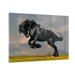 Quadro em vidro - Bonito e lento - 100x70 cm