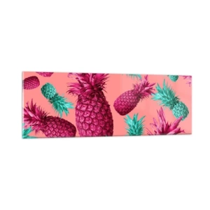 Quadro em vidro - A liberdade é doce - 90x30 cm