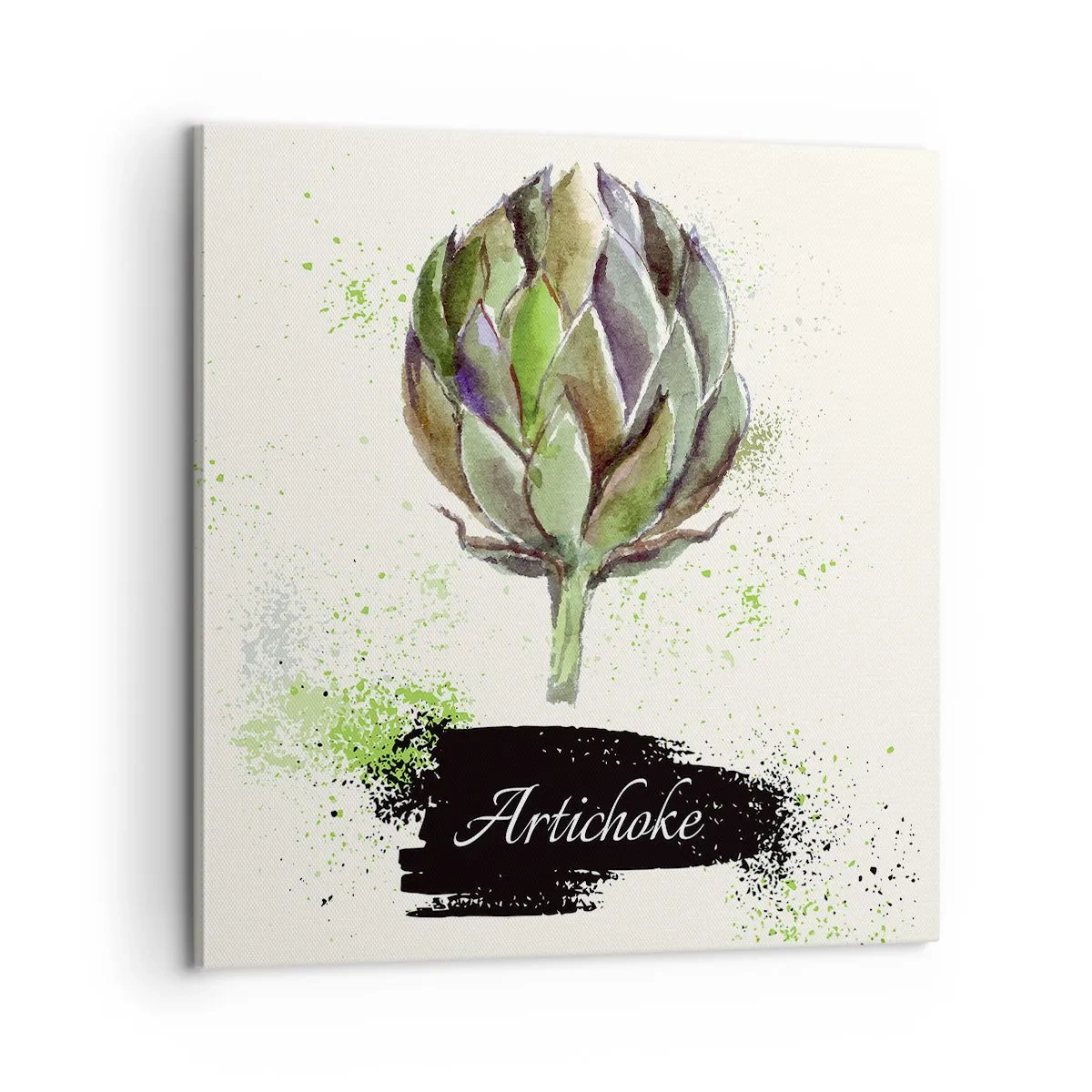 Quadro em tela - Viva os vegetais! - 60x60 cm