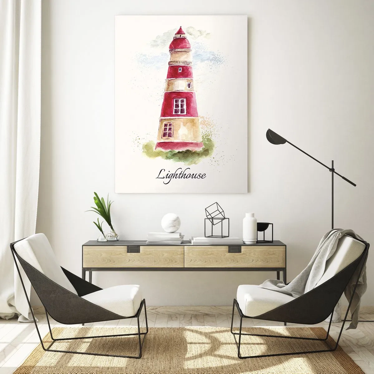 Quadro em vidro - Sempre há clima - 50x70 cm