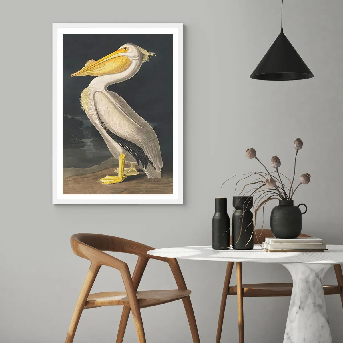 Pôster em moldura branca - Cheio de orgulho - 70x100 cm