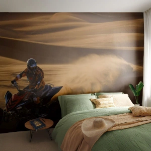 Papel de Parede Standard Eco - Nas ondas de areia - quádruplo, Automotivo, Deserto - 150x105 cm