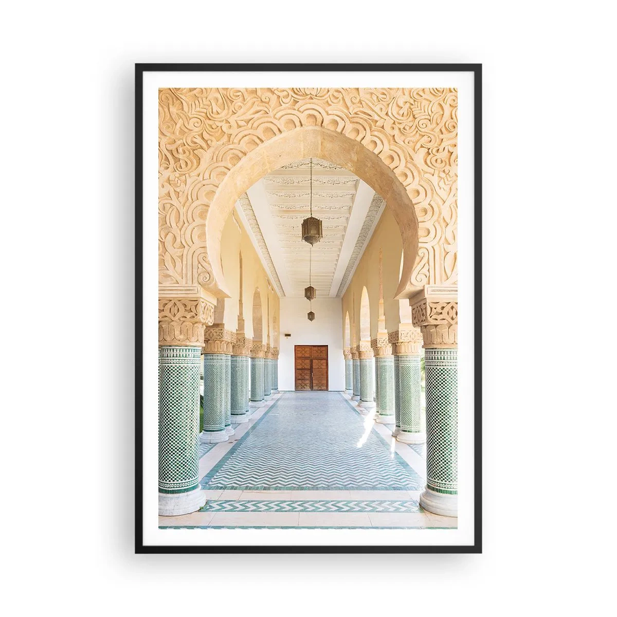 Pôster com moldura preta - Das histórias de Scheherazade - 70x100 cm