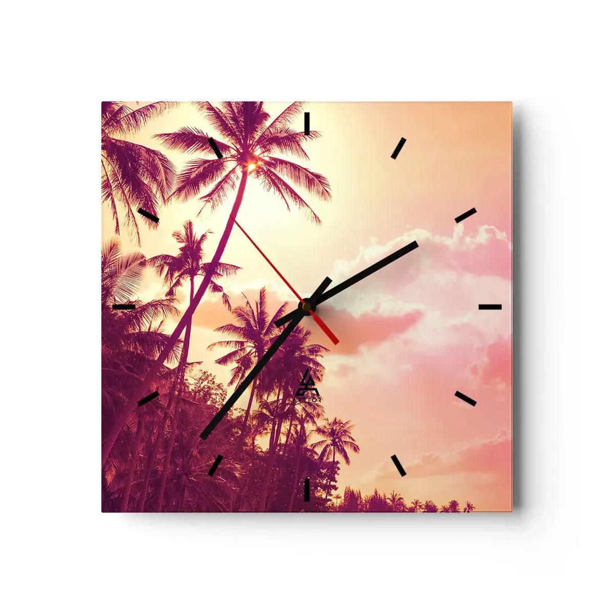 Relógio de parede - Relógio em vidro - Tem que escolher - 30x30 cm