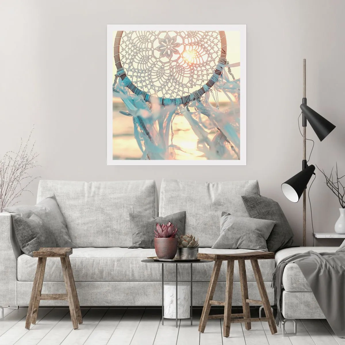 Pôster - Totem de renda - 60x60 cm