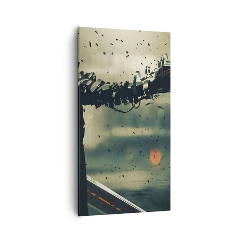 Quadro em tela - Arma letal - seu próprio Exterminador do Futuro - 55x100 cm