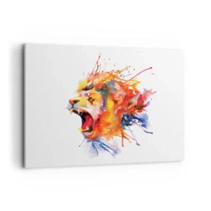 Quadro em tela - Explosão de raiva  - 100x70 cm