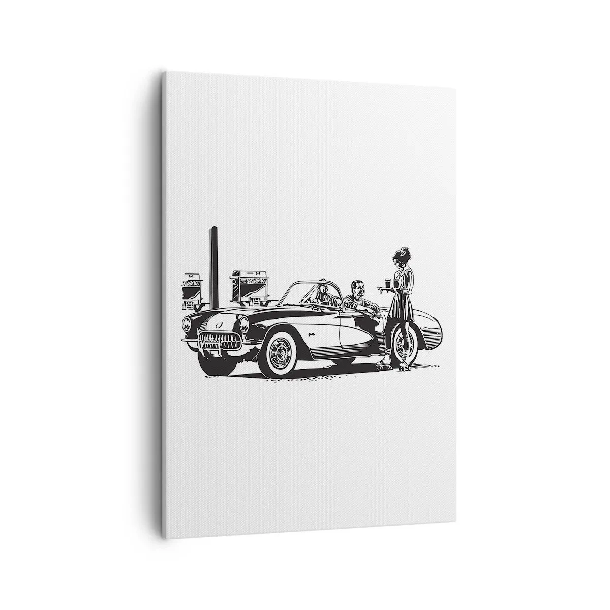 Quadro em tela - 60º - América Despreocupada - 50x70 cm