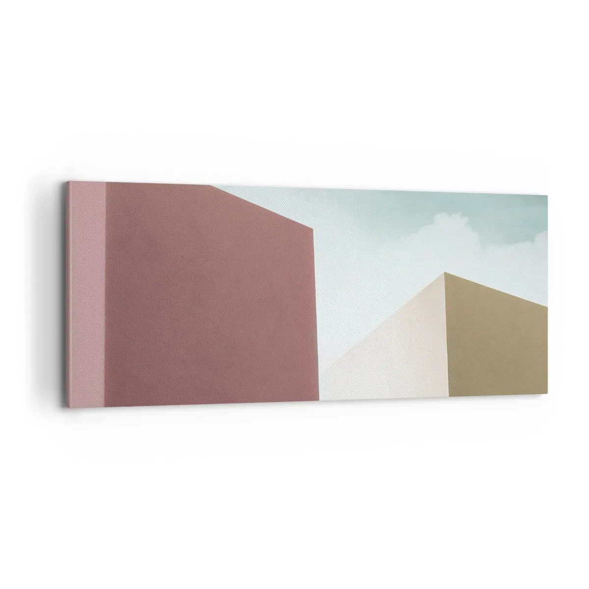 Quadro em tela - A geometria de um verão ensolarado - 100x40 cm