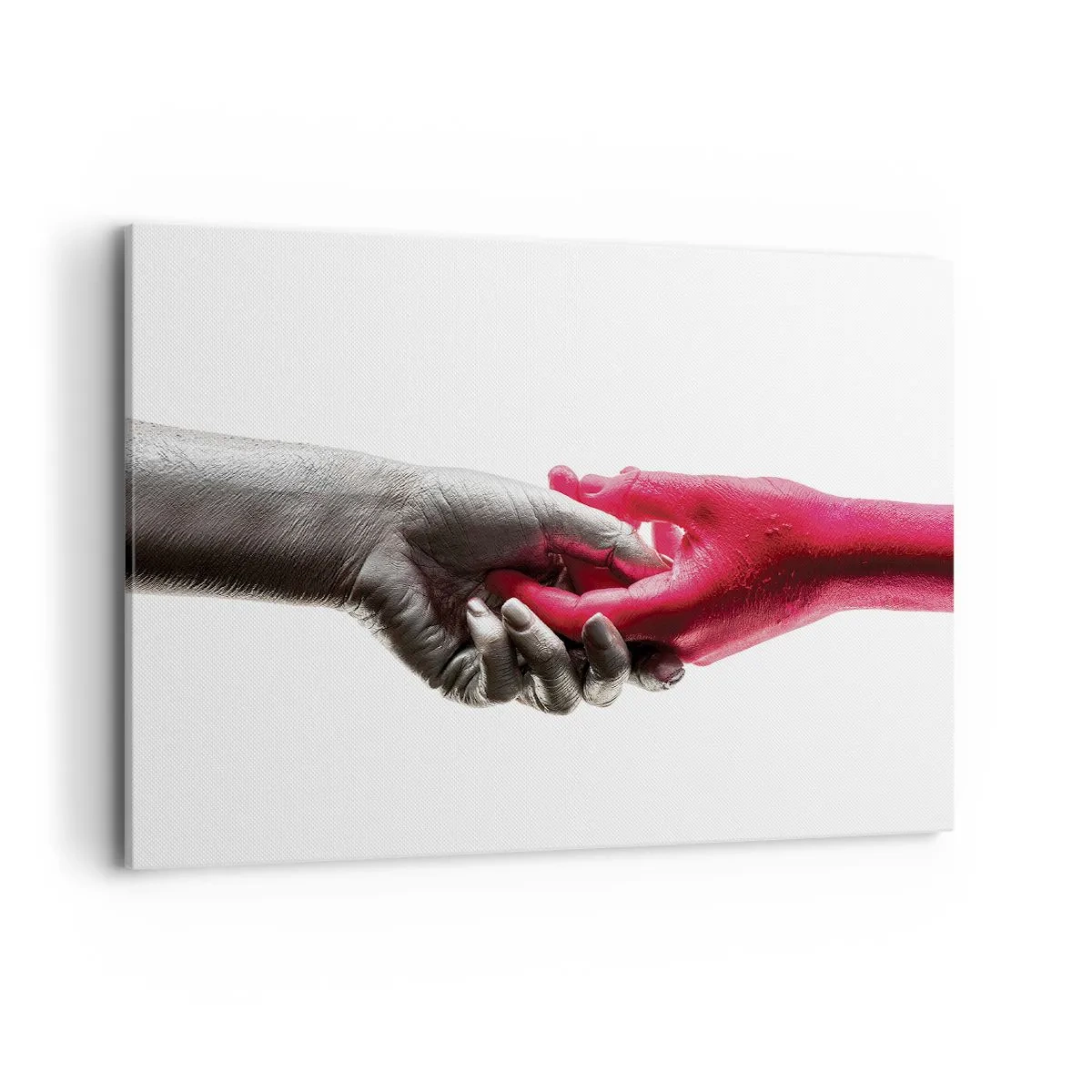 Quadro em tela - Juntos, mas diferentes - 100x70 cm