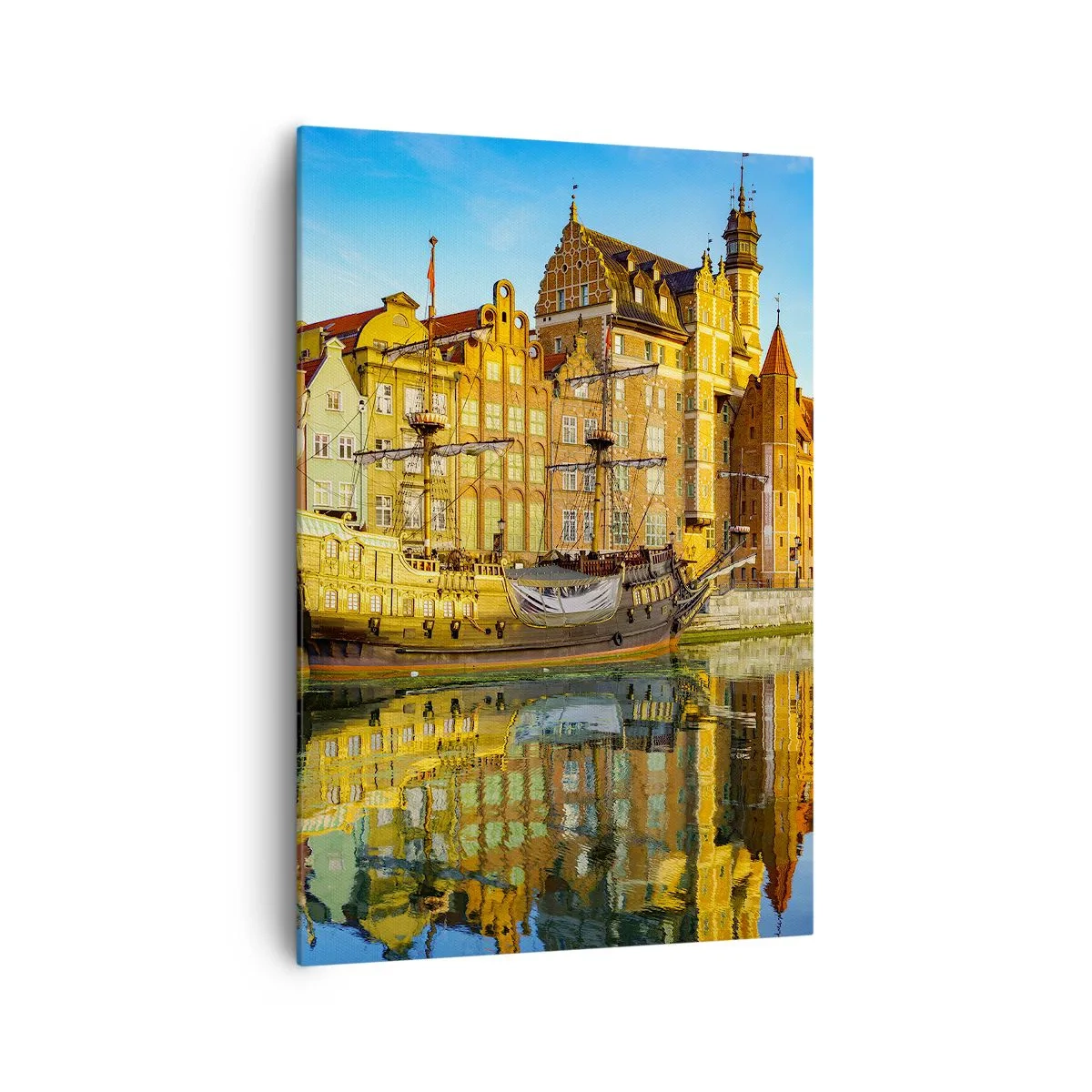 Quadro em tela - Imagem espelhada do passado - 70x100 cm