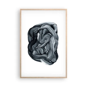 Pôster com moldura de carvalho claro - Não é assim tão simples - 61x91 cm