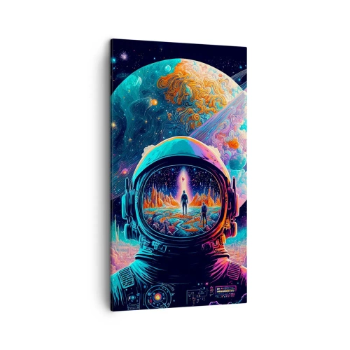 Quadro em tela - Os filósofos não sonharam com isso - 45x80 cm