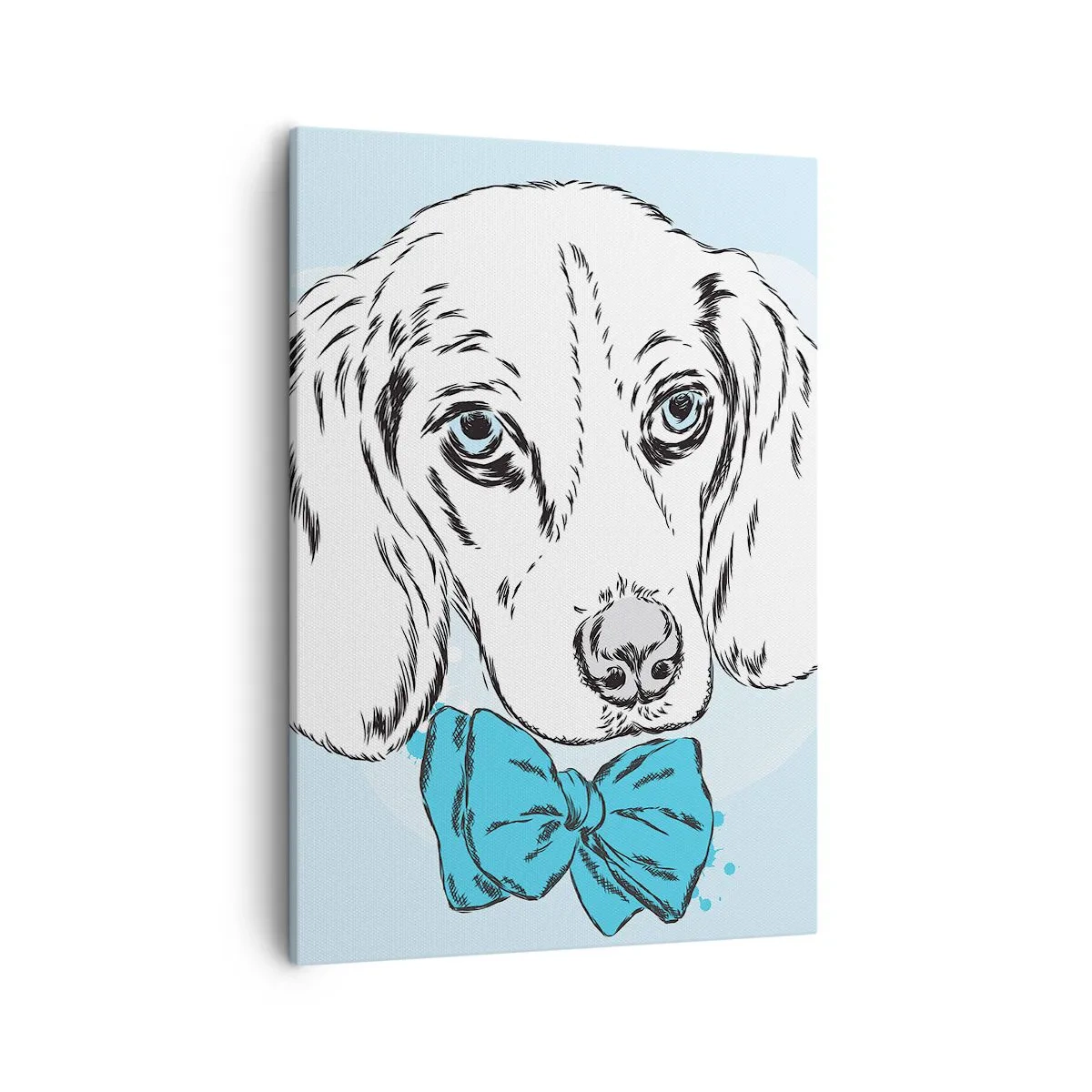 Quadro em tela - Elegância canina - 50x70 cm