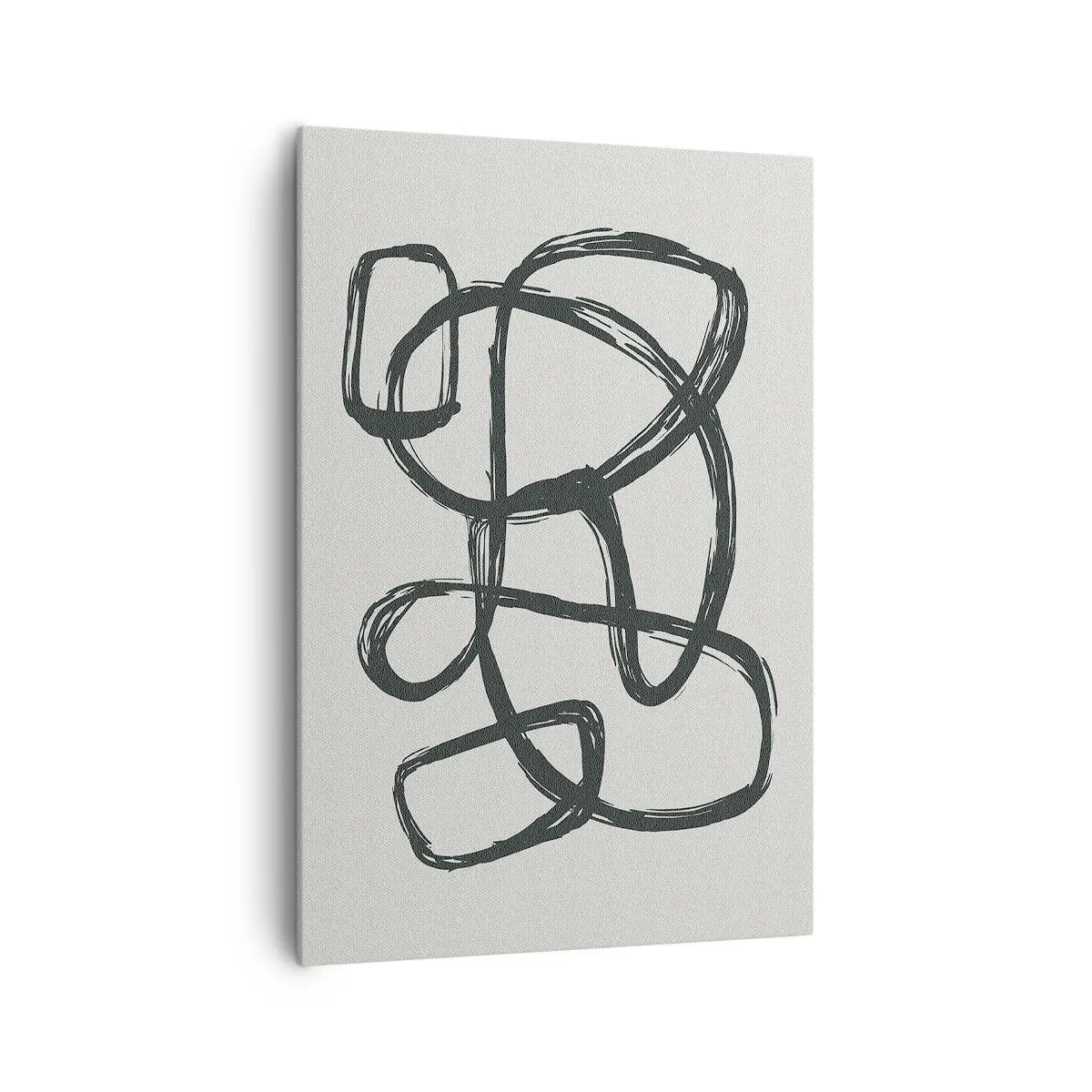 Quadro em tela - Abstração em loop - 70x100 cm