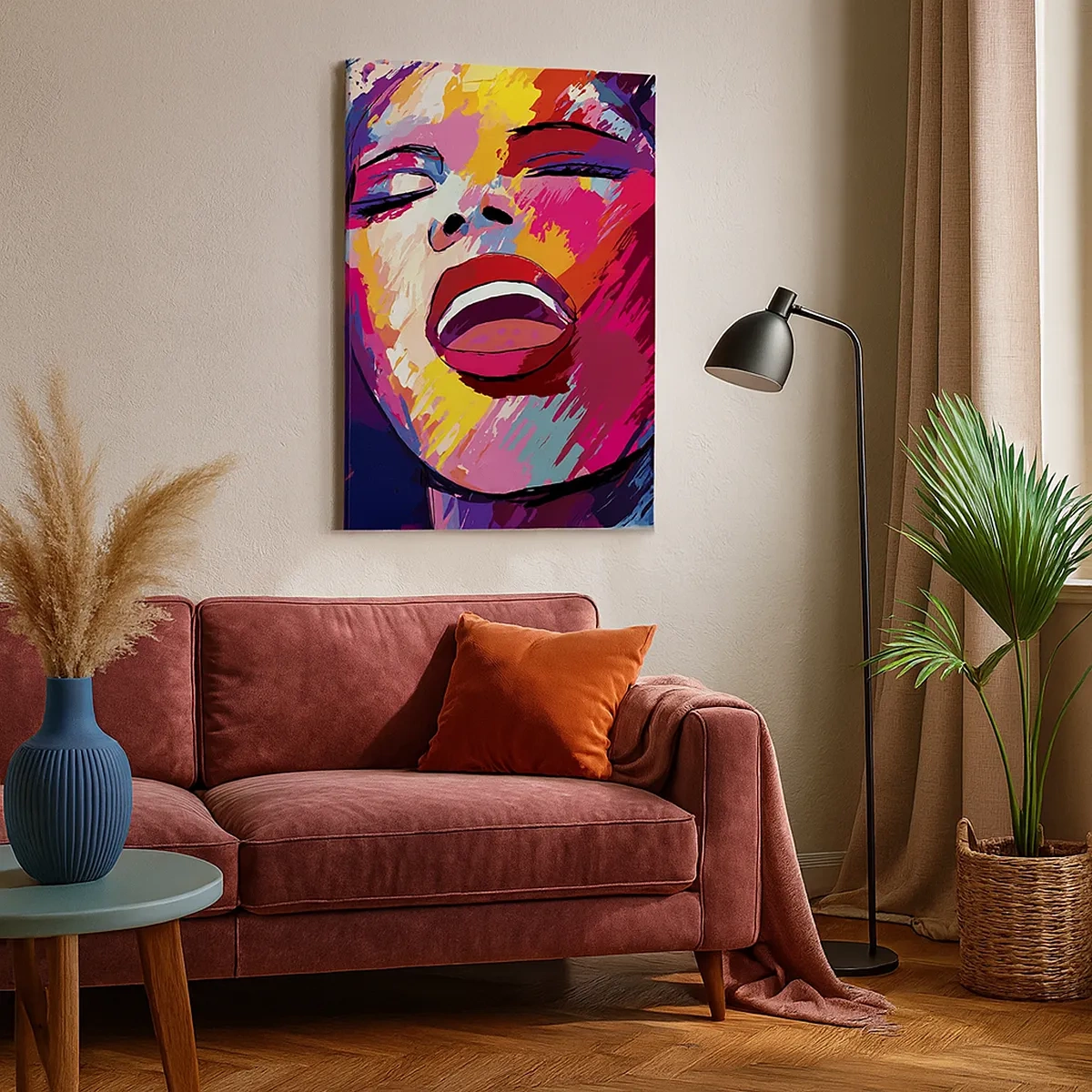 Quadro em tela - Cantar uma vida inteira - 50x70 cm