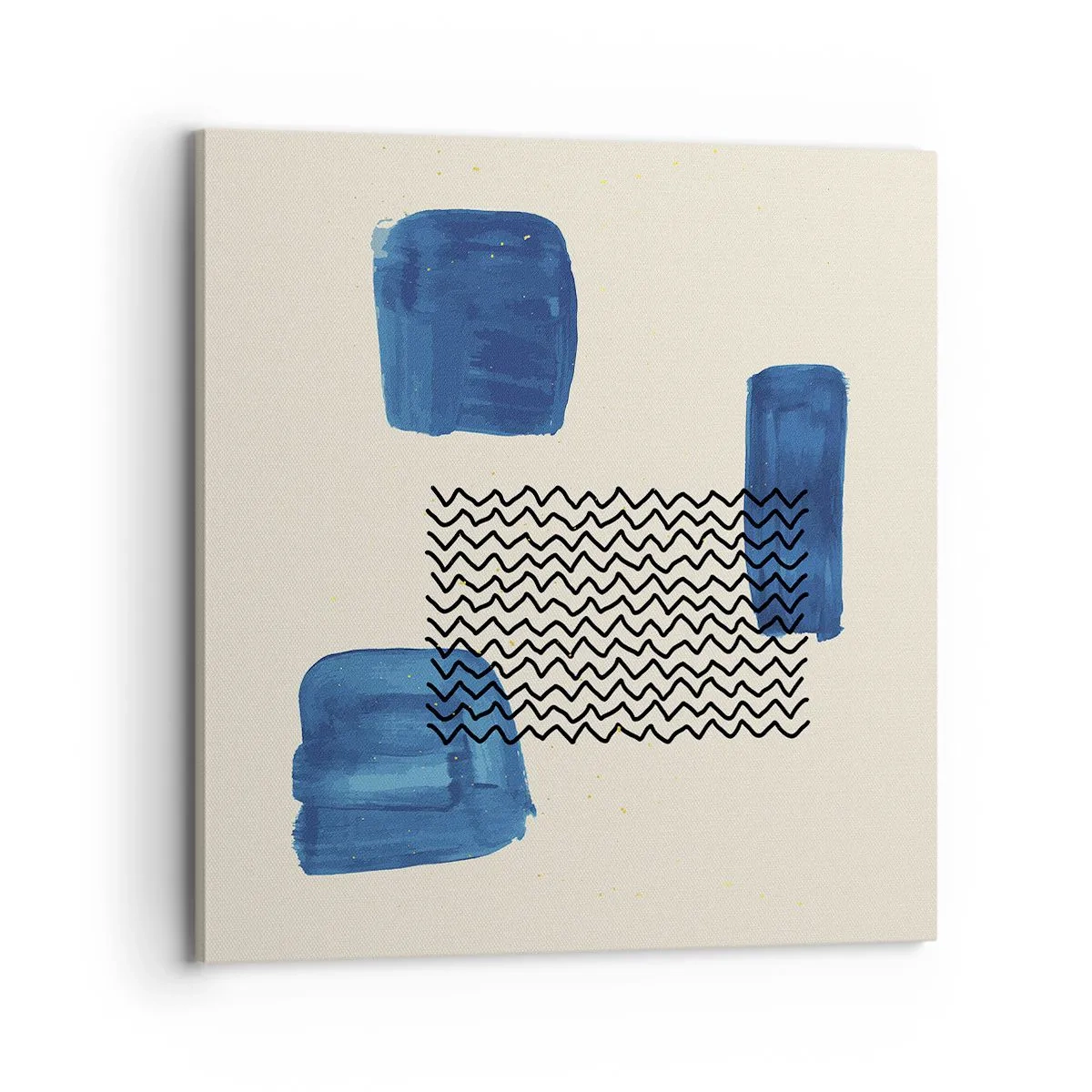 Quadro em tela - Quarteto abstrato - 70x70 cm