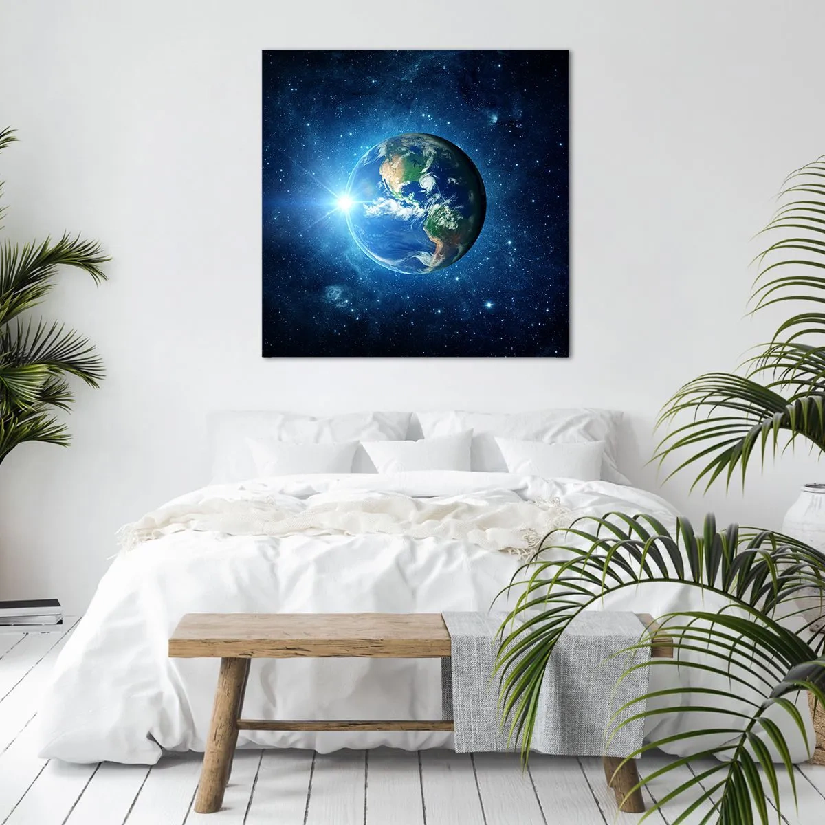 Quadro em tela - Estamos no céu - 50x50 cm