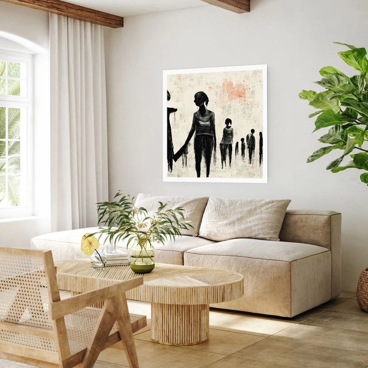 Pôster - Contra a solidão - 30x30 cm