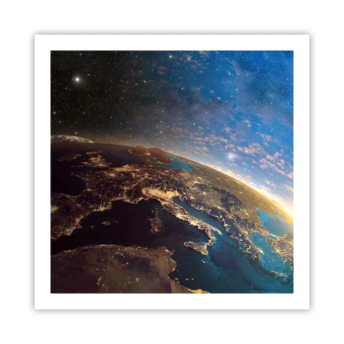 Pôster - Vamos olhar para nós mesmos à distância - 60x60 cm