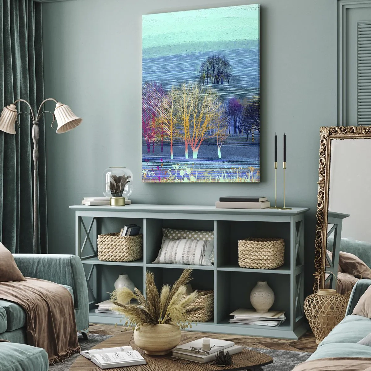 Quadro em tela - Uma paisagem arrebatadora - 50x70 cm