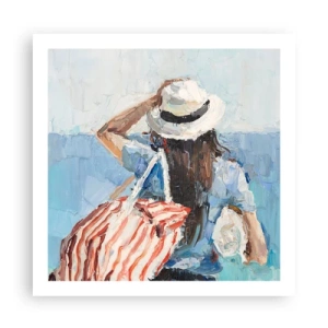 Pôster - Bem-vindo às suas férias - 60x60 cm