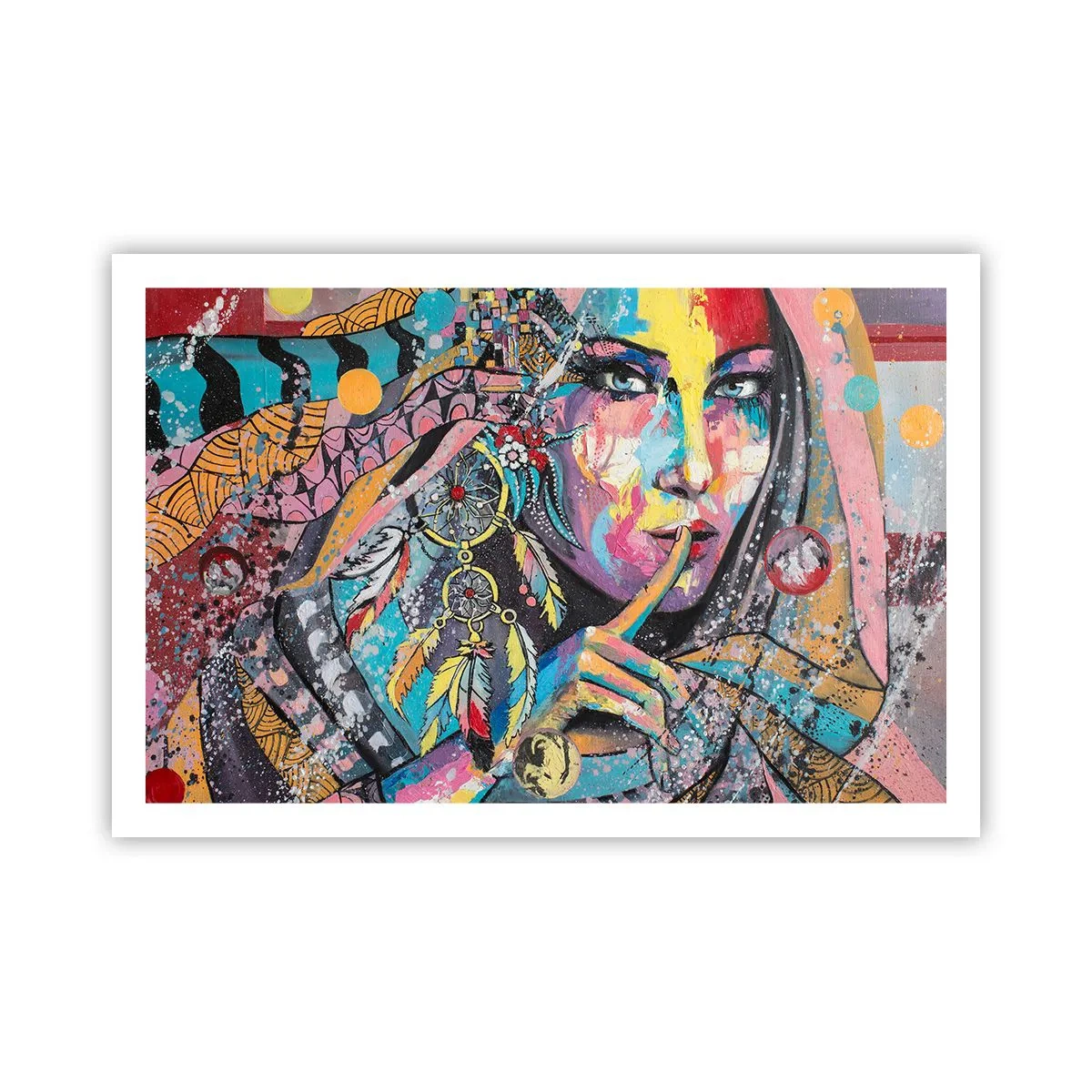 Pôster - Fique em silêncio até compreender - 91x61 cm