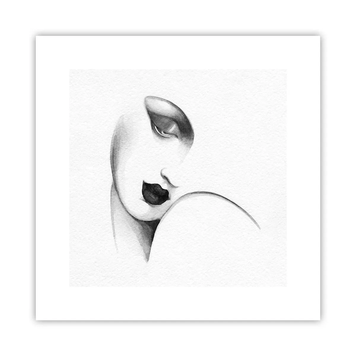 Pôster - No estilo de Łempicka - 30x30 cm