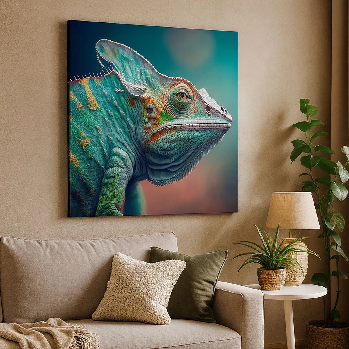 Quadro em tela - Estás a ver-me? Isso não é bom… - 30x30 cm