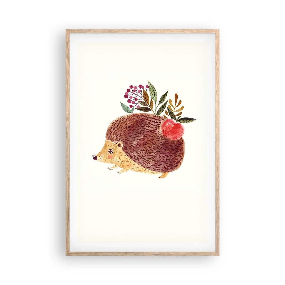 Pôster com moldura de carvalho claro - Já gostas de mim - 61x91 cm