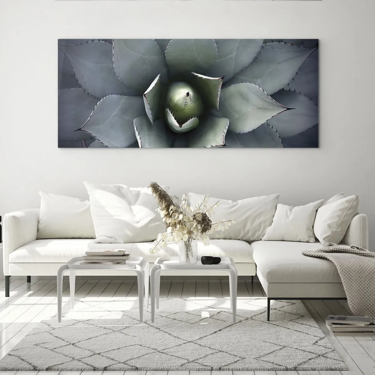 Quadro em vidro - Atrai e adverte - 120x50 cm