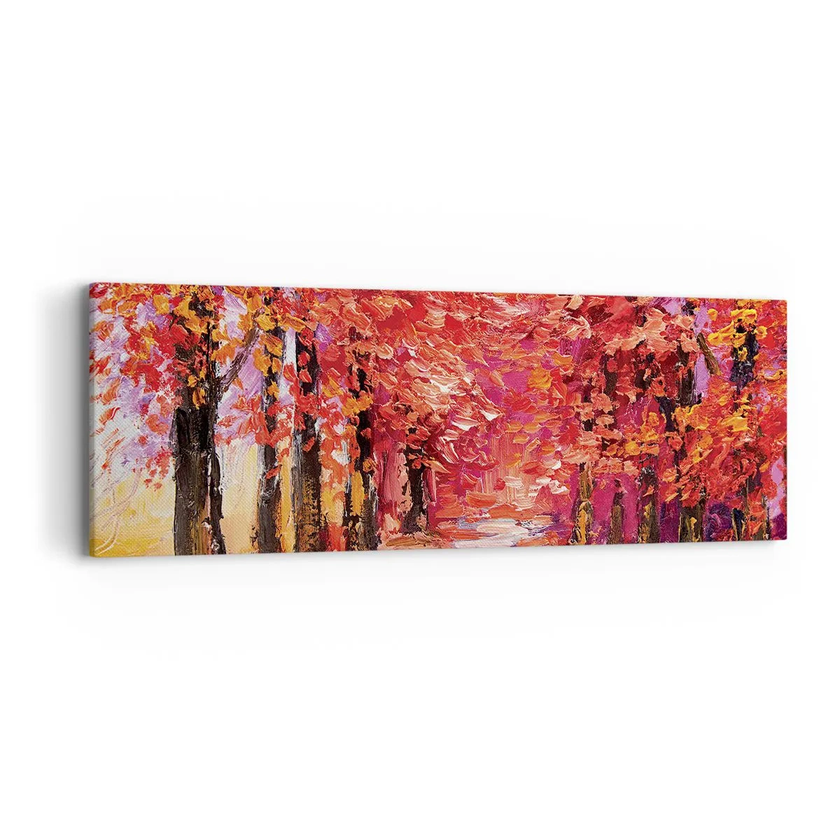 Quadro em tela - Impressão de outono - 90x30 cm