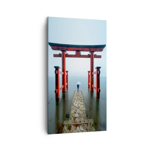 Quadro em tela - Devaneio japonês - 45x80 cm