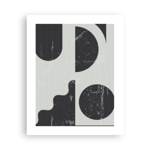 Pôster - Composição acima e abaixo - 40x50 cm