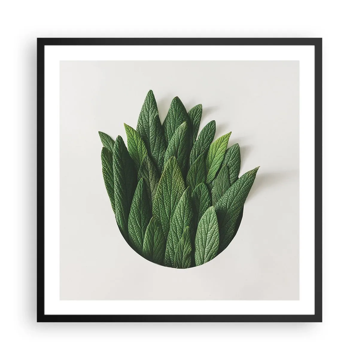 Pôster com moldura preta - Curiosidade indomável - 60x60 cm