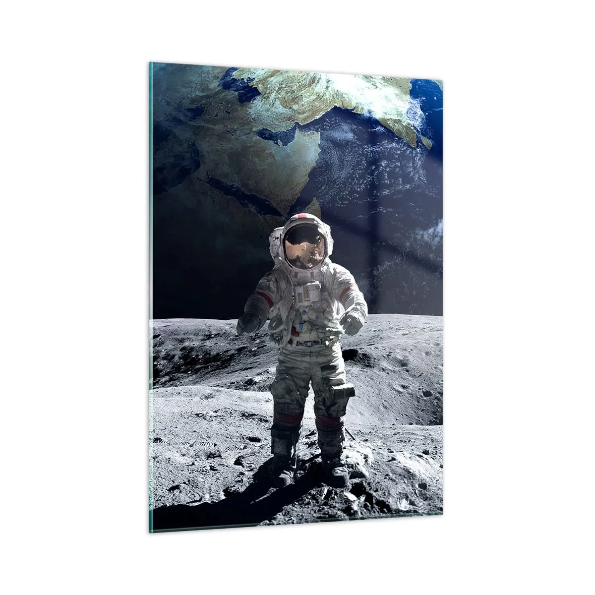 Quadro em vidro - Saudações da Lua - 50x70 cm