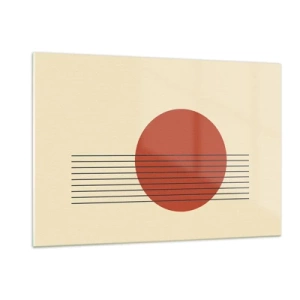 Quadro em vidro - Em círculo e mais além - 120x80 cm