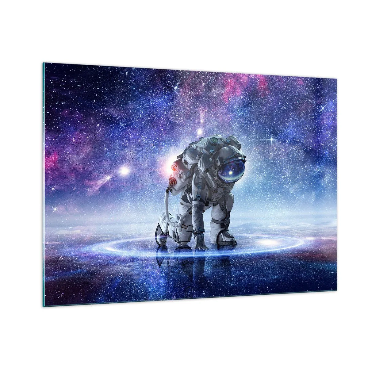 Quadro em vidro - Céu estrelado acima de mim - 100x70 cm